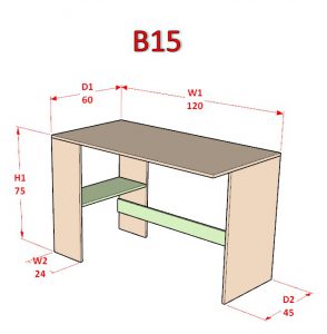 میز تحریر کلاسیک B-15