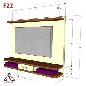 مدل جدید میز تلویزیون F22