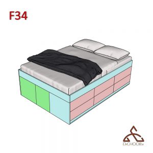 تخت خواب جدید F34